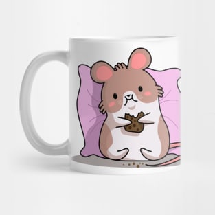 The mouse eats a cookie, 2020 year Сhristmas Mug